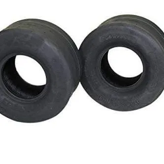 11x6.00-5 4 Ply Smooth Tread for Lawn & Garden Zero Turn Mower (Set of Two)
