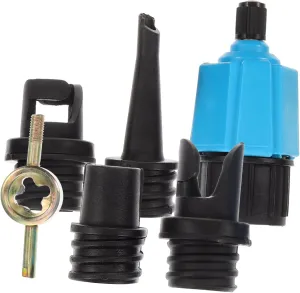 1set Sup Pump Adaptor Air Pumping Nozzles Converter for Board Inflatables Kayaks Easy to Use Connects Standard Electric Pumps to Non-Specific Inflatable Valves