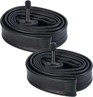 2-PCS 26" Bike Tubes 26x1.75/1.9/1.95/2.0/2.125 AV Schrader Valve (47/57-559) 26" Bicycle Tubes Compatible with 26 x 1.75 26 x 1.9 26 x 1.95 26 x 2.0 26 x 2.10 26 x 2.125 Bike Tire Tubes