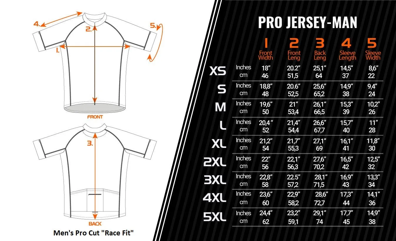 2021 "Ide Racing" Race Cut Cycling Jersey