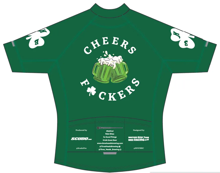 3HB St Patty's Race Cut Cycling Jersey