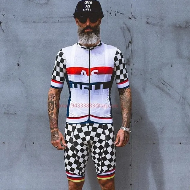 Aidase Love The Pain white Cycling Jersey suit USA ciclismo team clothing men shirt Long sleeve bib shorts road bike tri suit MTB