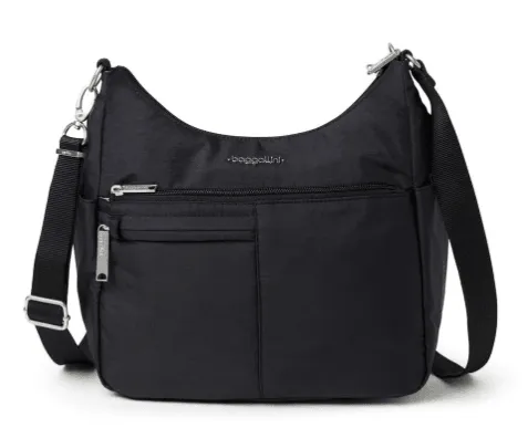 Baggallini Securtex Anti-Theft Free Time Hobo Crossbody