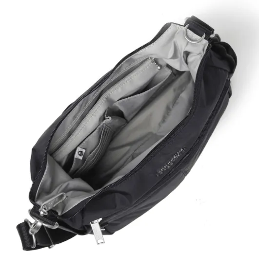 Baggallini Securtex Anti-Theft Free Time Hobo Crossbody
