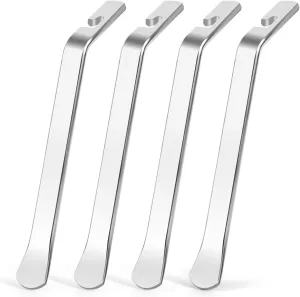 Bicycle Tire Lever, Tire Spoon, Professional Tire Tool, Tire Lever, High-Grade Stainless Steel Tire Lever, Repair Bicycle Inner Tube, Best Tire Change Tool 4pcs