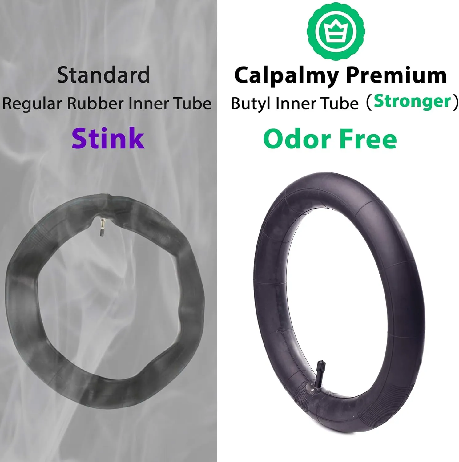 CALPALMY 12"/14"/16"/18"/20" Kids Bike Replacement Tires and Inner Tubes (2 Sets) - Compatible with RoyalBaby, Joystar, Dynacraft and More - Made from Premium Butyl Rubber