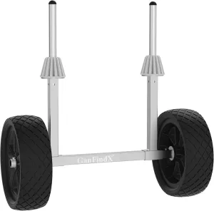 GanFindX Detachable Height-Enhancing Kayak Cart| Puncture-Resistant Tires | 250 Lb Weight Rating