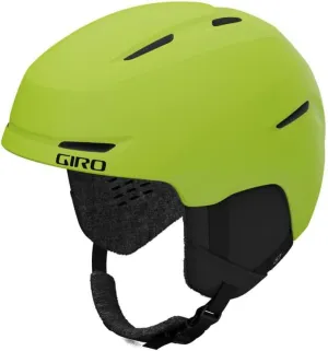 Giro Spur Kids Ski Helmet - Snowboard Helmet for Boys & Girls - Ano Lime - S (52-55.5cm)