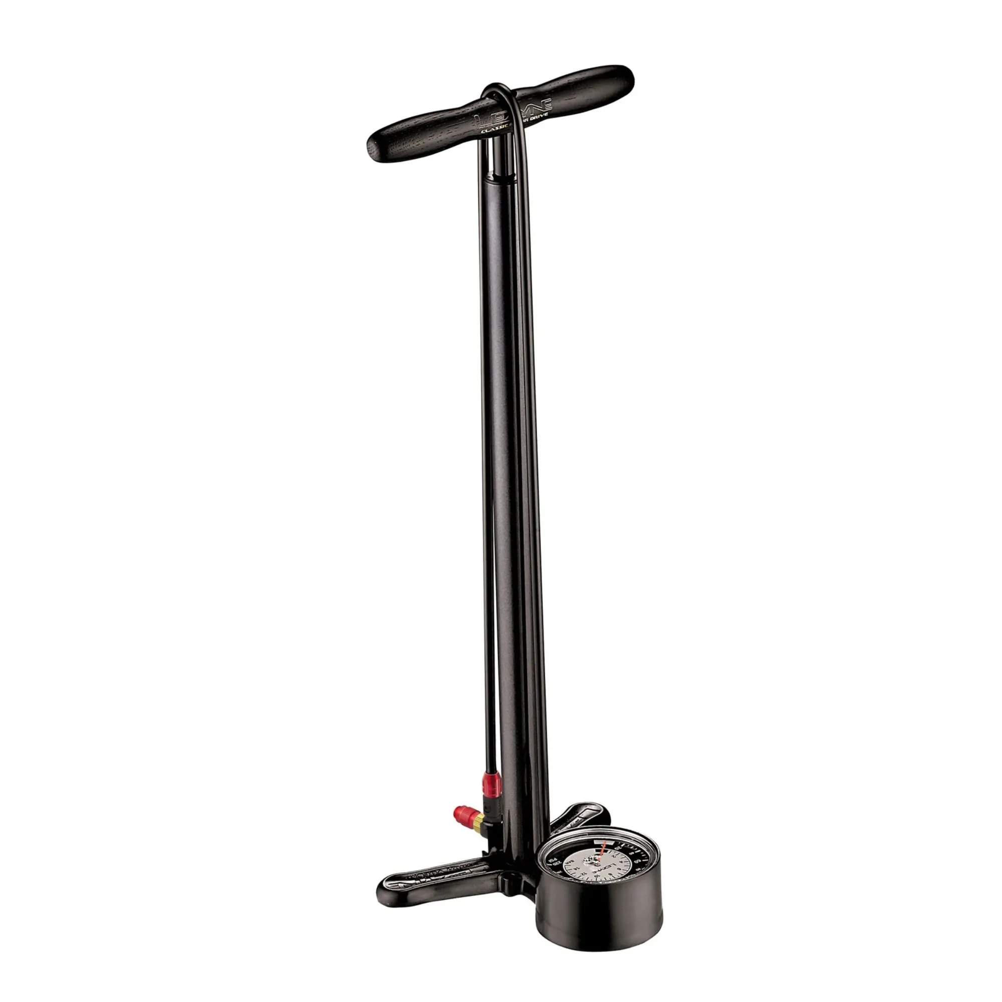 Lezyne Classic Floor Drive Bike Pump 220psi Max - Metallic Black