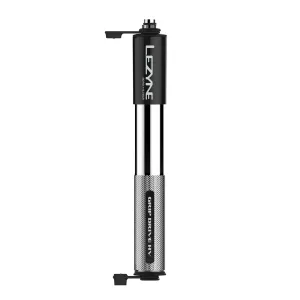 Lezyne Grip Drive HV High Volume Bicycle Hand Pump, Medium, Silver