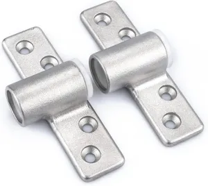 Marinebaby 316 Stainless Steel Boat Oarlock, Rowlock Oar Socket for Small Boat Dinghy Canoe,Dinghy, Lifeboat2PCS (Side Mount Socket)
