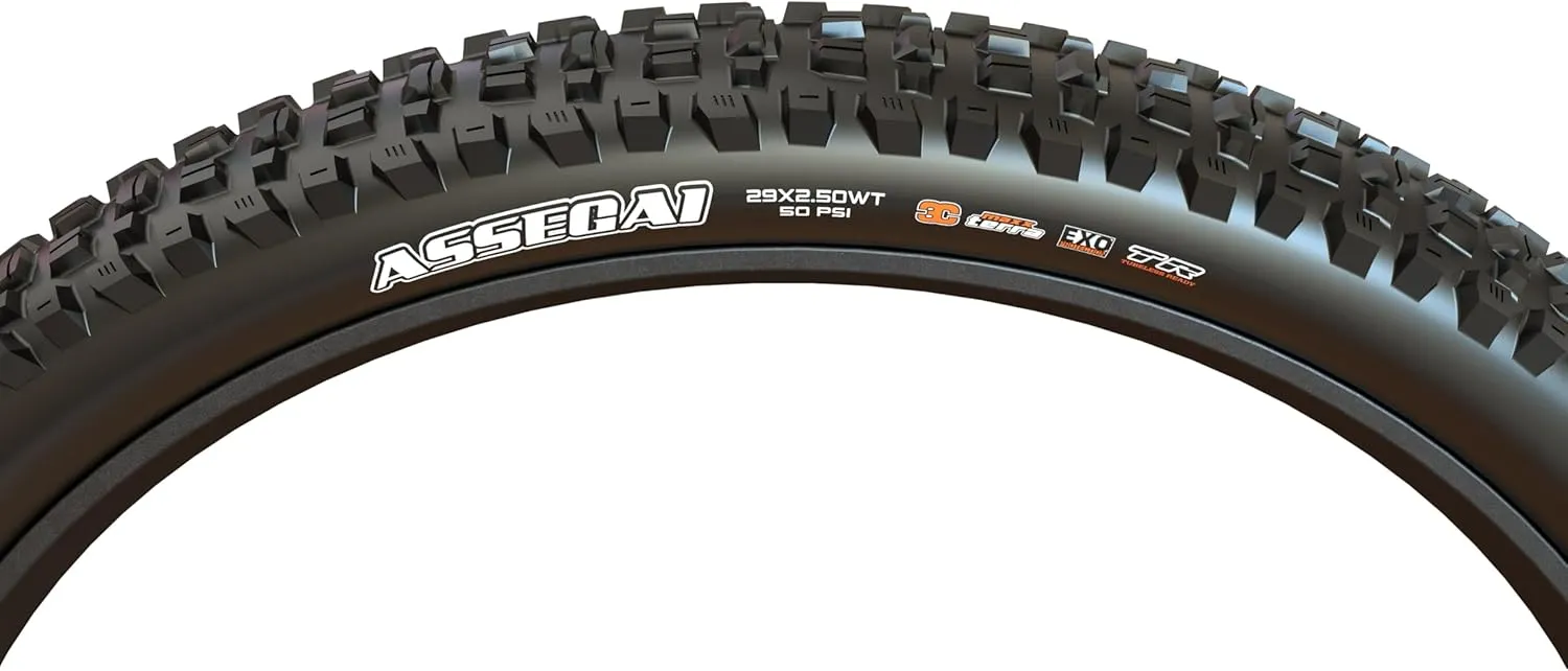 Maxxis Assegai - 3C MaxxGrip - 29, 27.5 - DD, DH, EXO  - E25 Rating, Tubeless | Supreme Braking and Cornering Traction