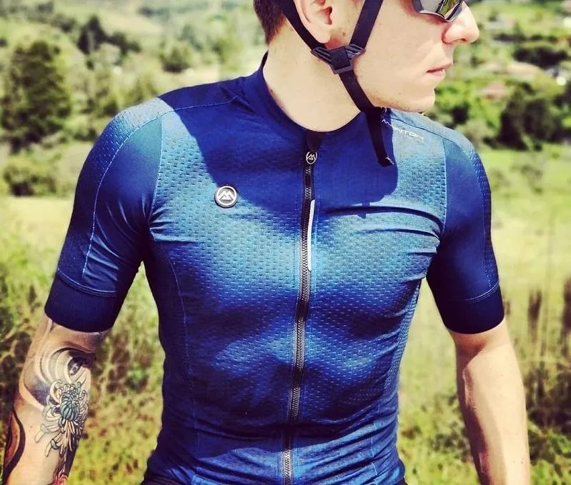 Monton Pro Tranquility Cycling Jersey - Blue