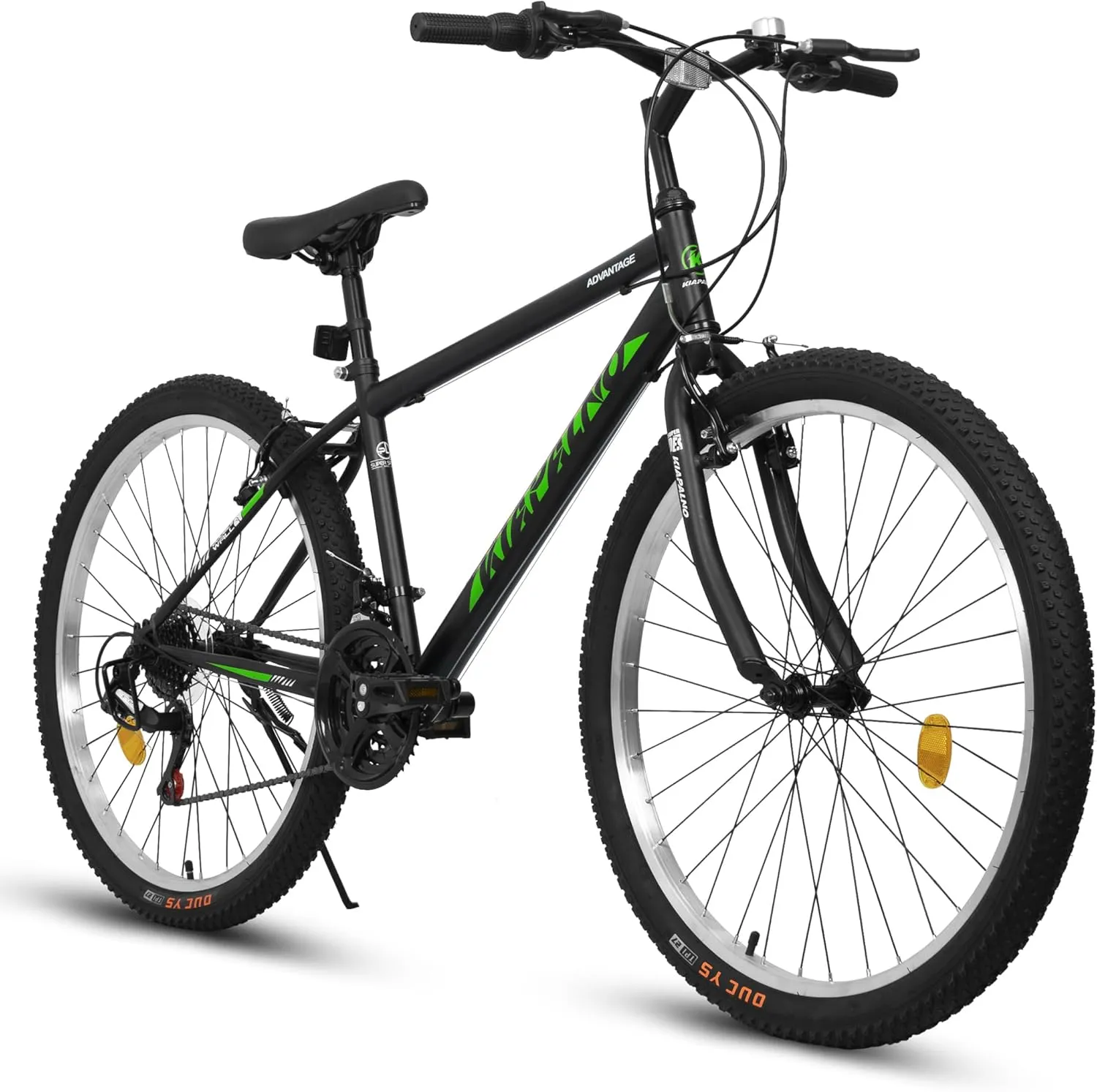 Mountain Bike 24 26 27.5 Inch for Men Women, 21 Speeds High-Carbon Steel Frame, Front Suspension Sport Bicycle, Adult Teens MTB Bicycle for Snow City Commuters and Short Trip
