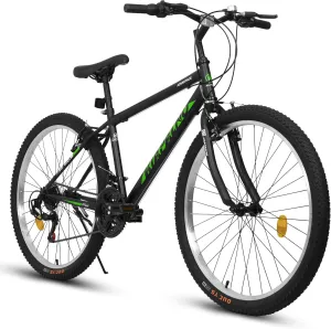Mountain Bike 24 26 27.5 Inch for Men Women, 21 Speeds High-Carbon Steel Frame, Front Suspension Sport Bicycle, Adult Teens MTB Bicycle for Snow City Commuters and Short Trip