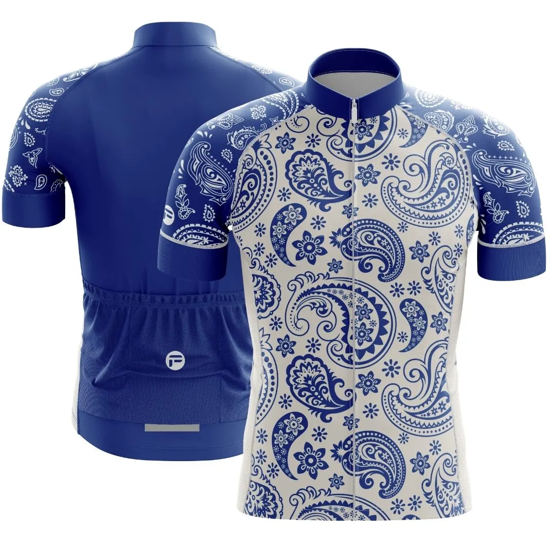 NEW! Blue Serenity | Men's Short Sleeve Cycling Jersey