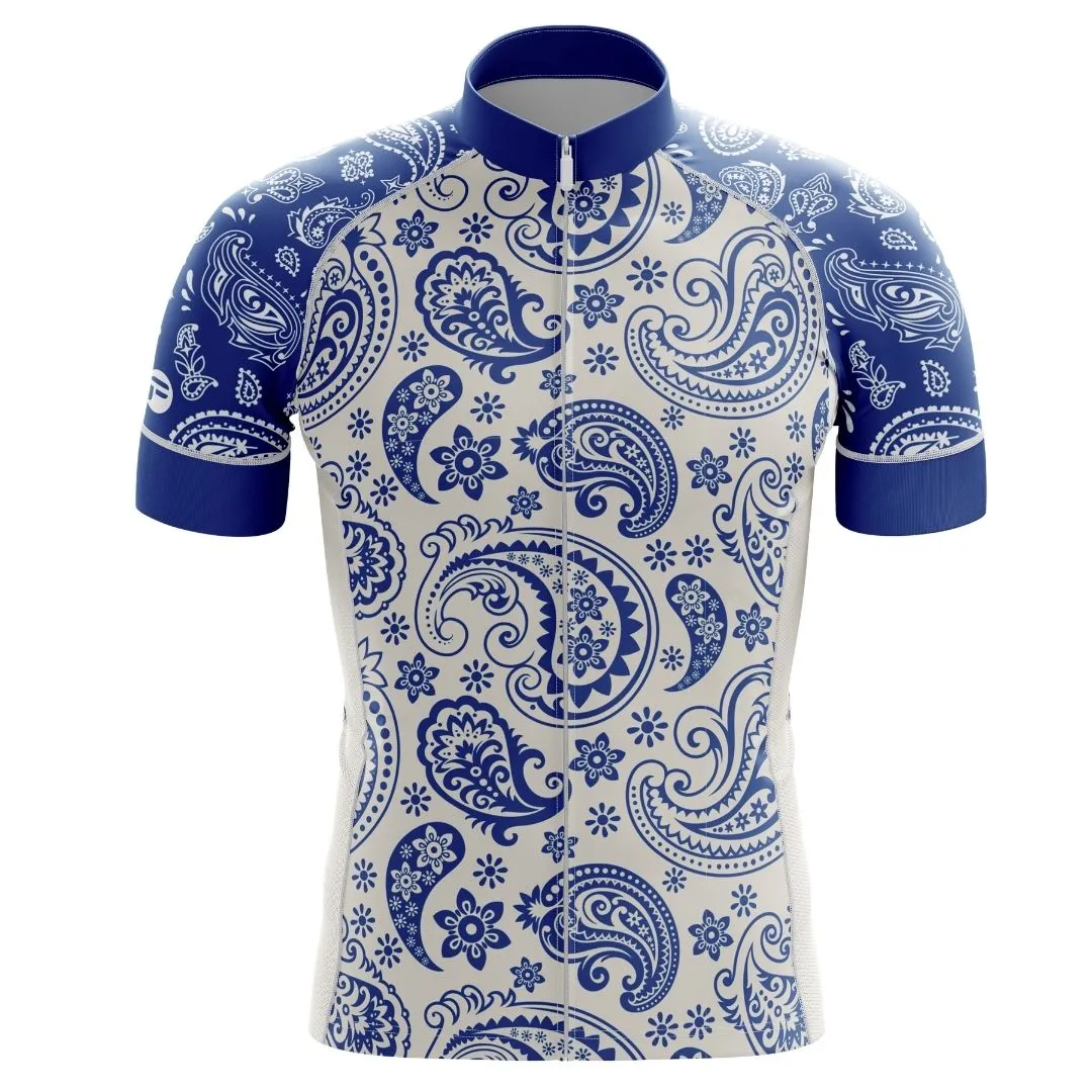 NEW! Blue Serenity | Men's Short Sleeve Cycling Jersey