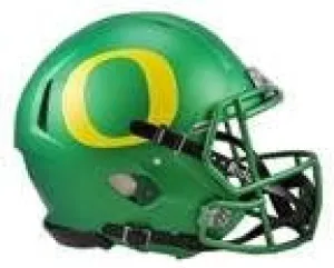 Oregon Ducks Riddell NCAA Replica Revolution SPEED Mini Helmet - Apple Green Matte