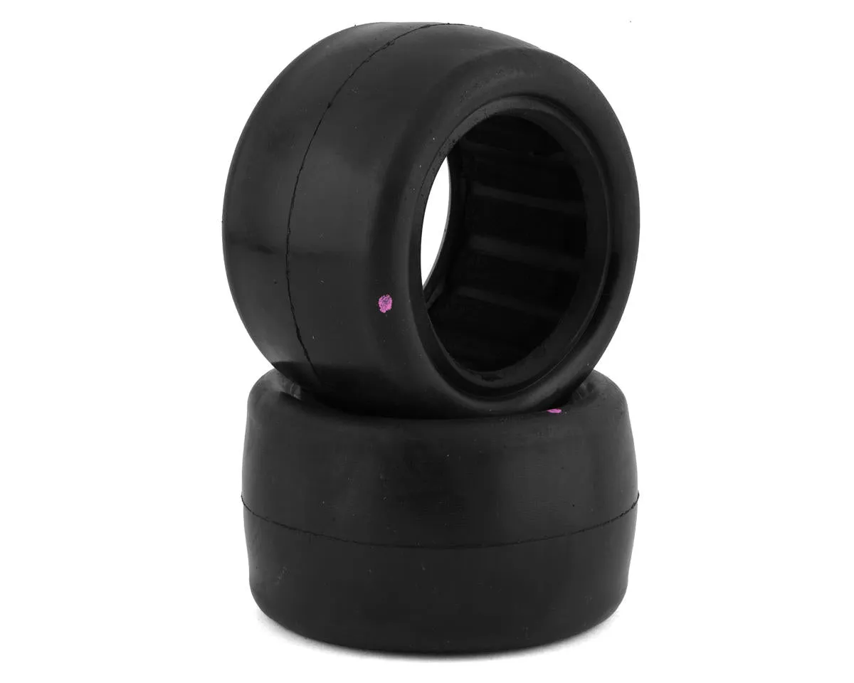 Raw Speed RC Slick 2.2" 1/10 Rear Buggy Tires (2) (Gumball (Pink))
