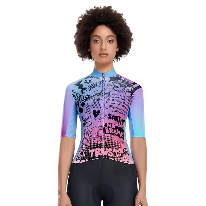 Santic Flowers Women's jersey