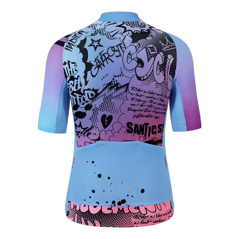 Santic Flowers Women's jersey