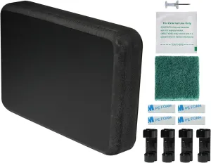 Screwless Transducer Mounting Kit - Standard Size - Black - Screwless Transducer/Acc.