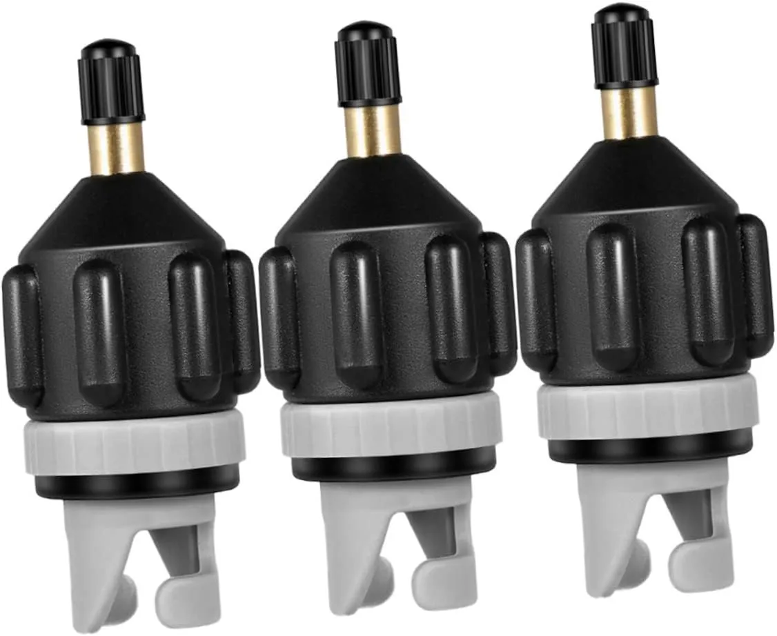Toyvian 3pcs Sup Pump Adaptor for Inflatable Boats and Paddle Boards Standard Air Adapter Compatible with Tire Pumps Quick Inflation Within