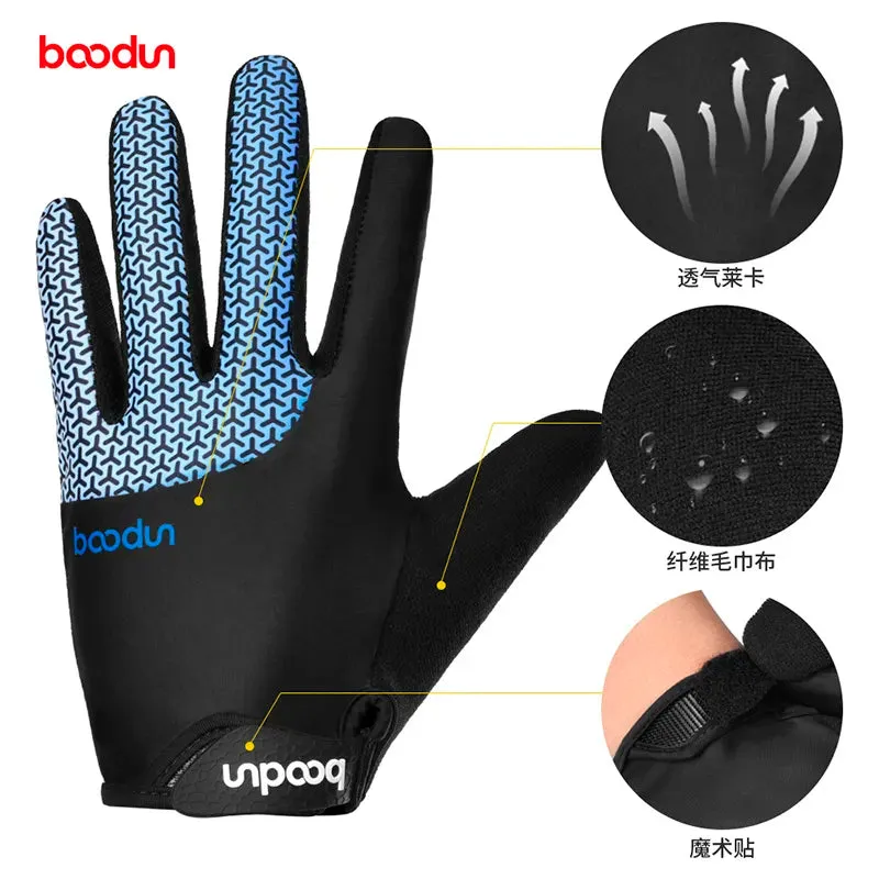 Trending Season Hot 2201380 Fashion Reflective Bike Full Finger Bicycle Gloves