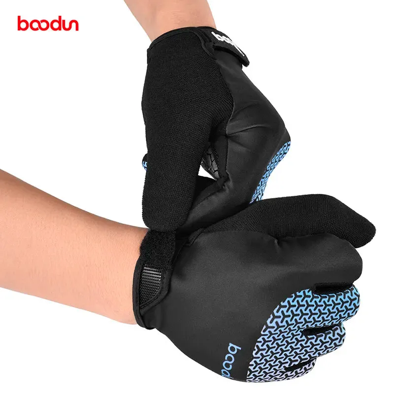 Trending Season Hot 2201380 Fashion Reflective Bike Full Finger Bicycle Gloves