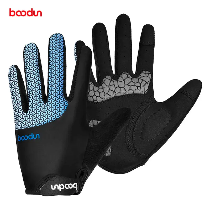 Trending Season Hot 2201380 Fashion Reflective Bike Full Finger Bicycle Gloves