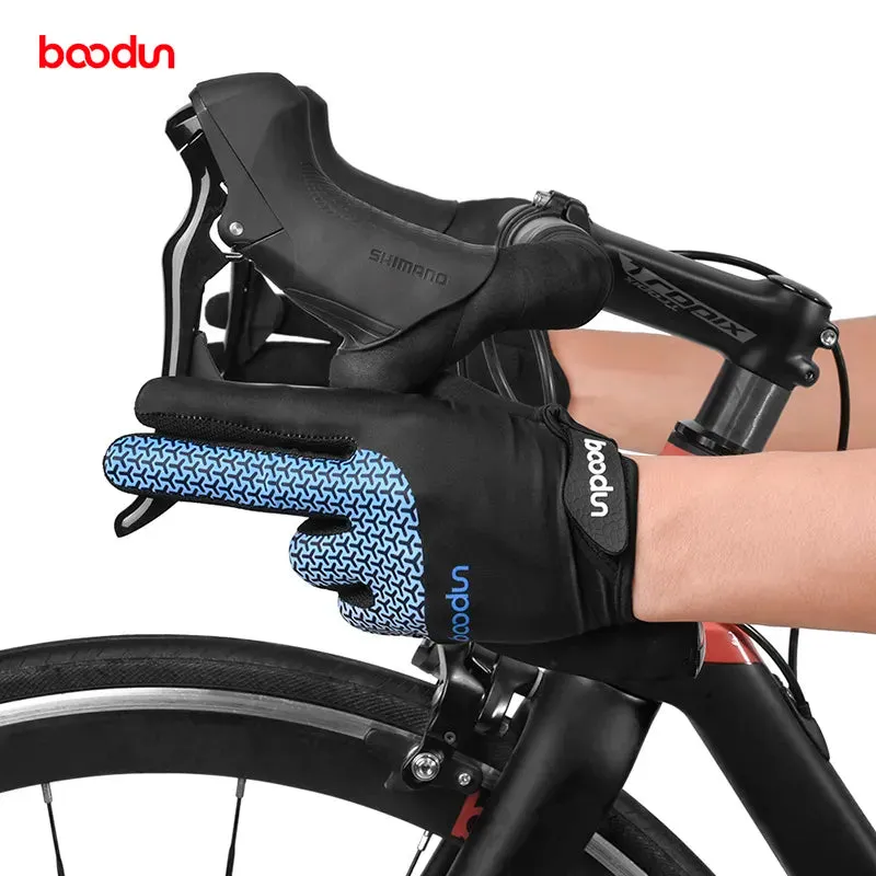 Trending Season Hot 2201380 Fashion Reflective Bike Full Finger Bicycle Gloves