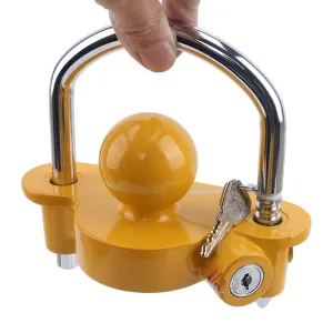 Universal Heavy Duty Hitch Lock Caravan Trailer Ball Coupler
