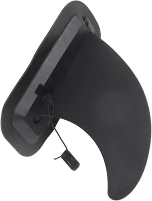 V GEBY Board Fin, PVC Single Center Detachable Fin with Fin Dock for Surfboard Long Board Assault Boat
