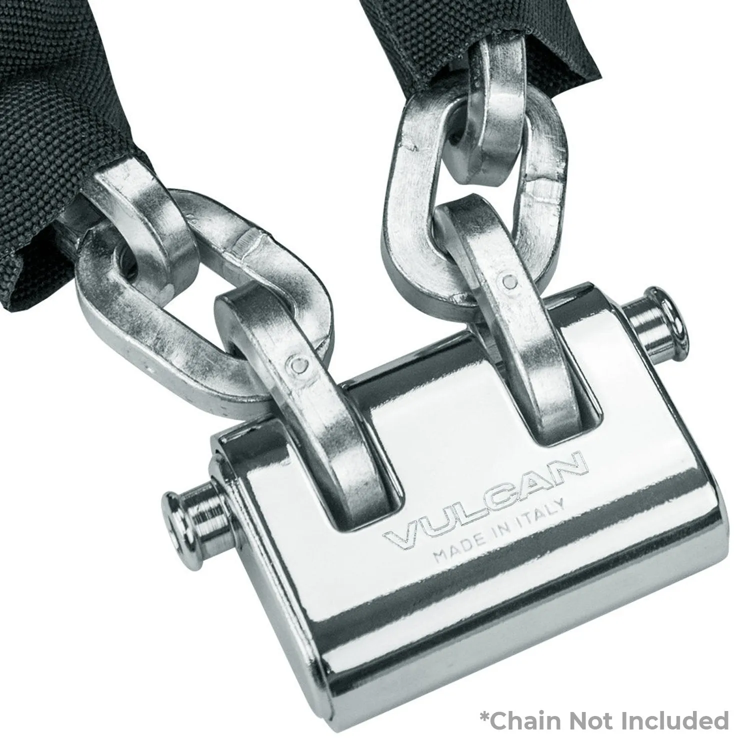 VULCAN Viro Panzer Security Lock For 5/16 Inch Chain - Premium Case-Hardened - Cannot Be Cut with Bolt Cutters or Hand Tools
