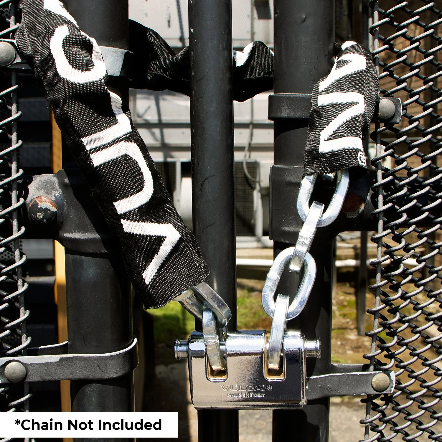 VULCAN Viro Panzer Security Lock For 5/16 Inch Chain - Premium Case-Hardened - Cannot Be Cut with Bolt Cutters or Hand Tools