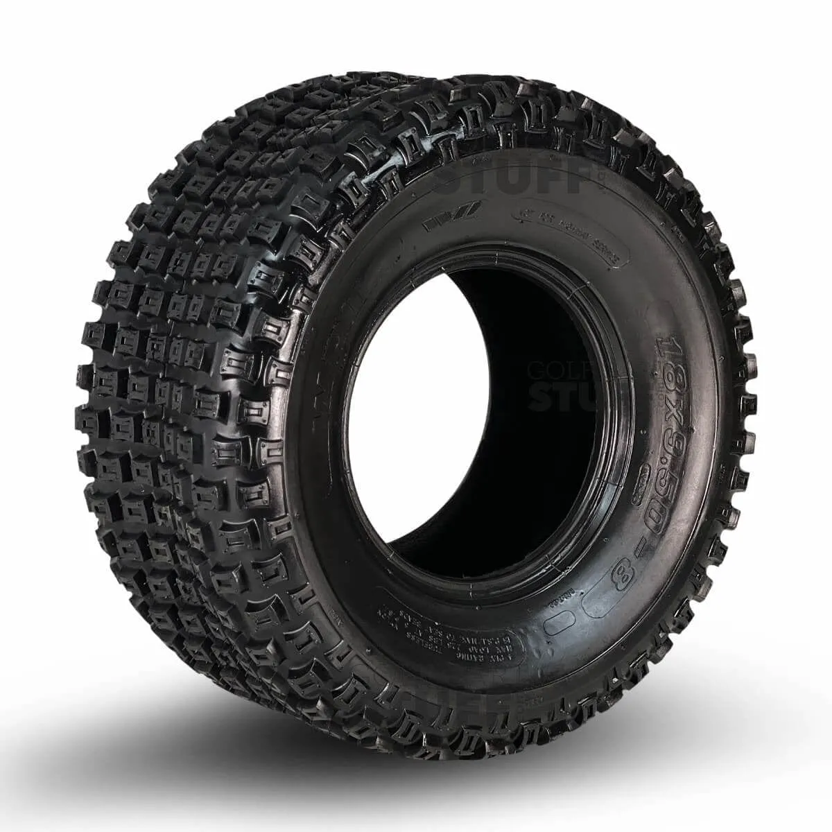 Wanda Knobby 18x9.50-8 Off Road Golf Cart Tire Only - 18" tall