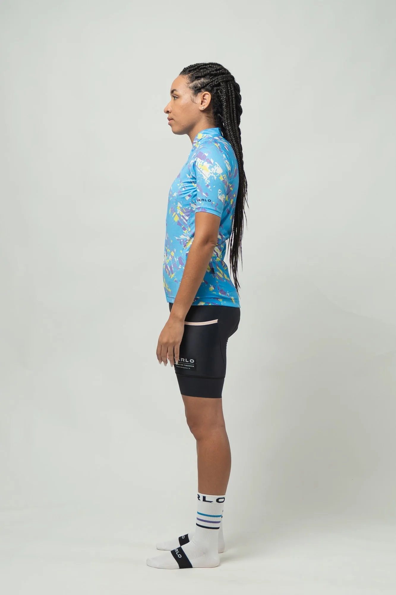 Women's Gravel Series Sandstone Cycling Jersey (Indigo)