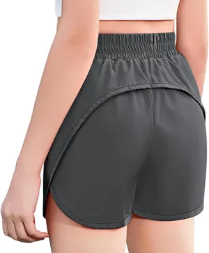 Zaclotre Girls Athletic Shorts with Zipper Pockets 2 in 1 Kid Workout Running Volleyball Soccer Shorts with Liner Zaclotre Girls Athletic Shorts with Zipper Pockets 2 in 1 Kid Workout Running Volleyball Soccer Shorts with Liner