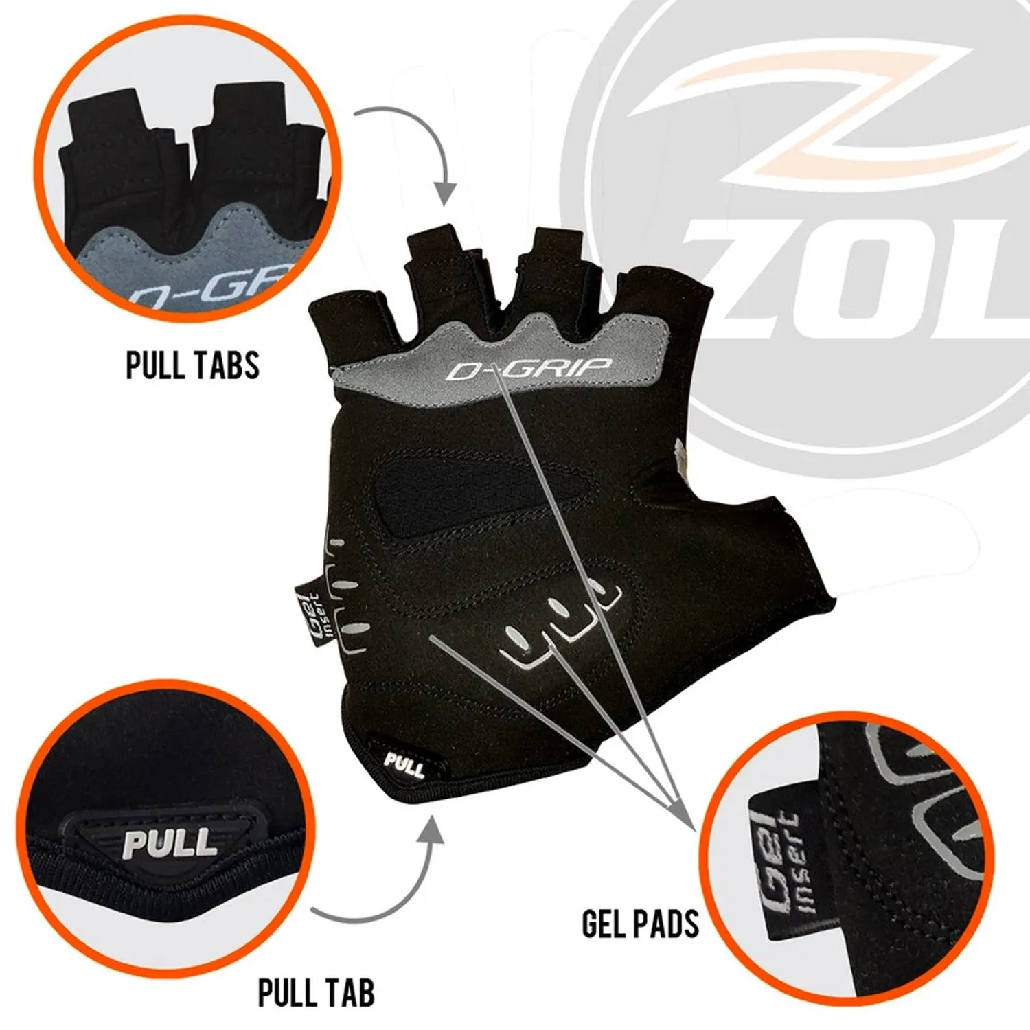 Zol Race Performance Cycling Gloves